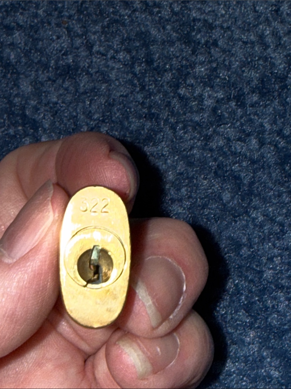 Louis Vuitton Gold Padlock Charm with Key - Picture 6 of 6